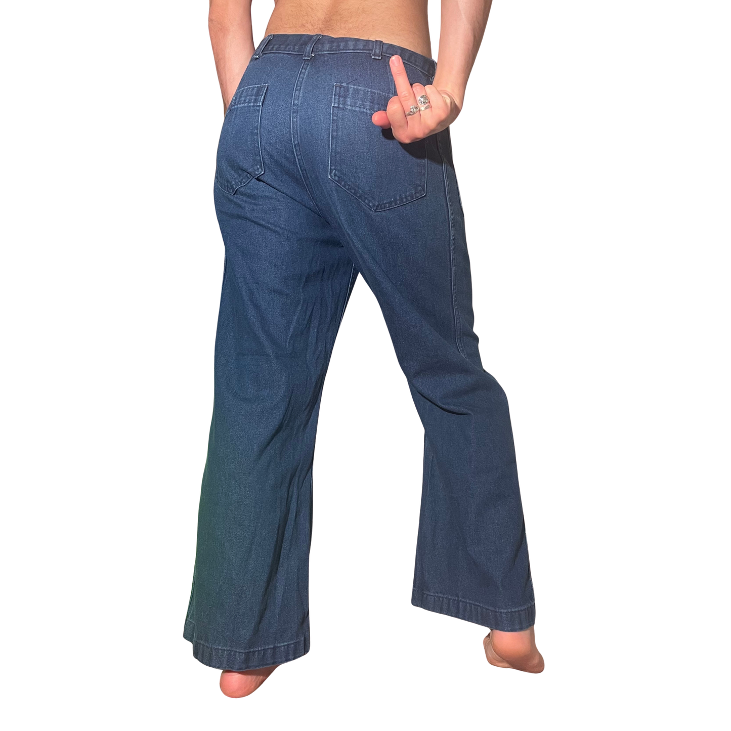 Vintage Sailor Bell Bottom Jeans