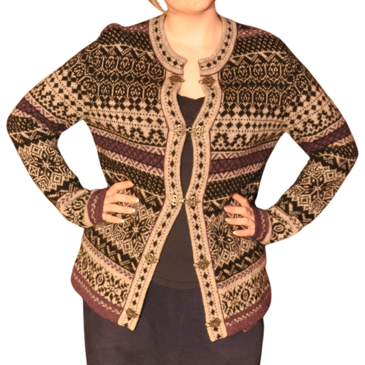 Vintage Wool Nordic Sweater