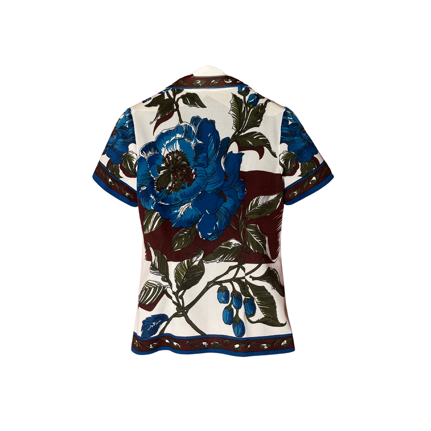 1970's Floral Mod Blouse