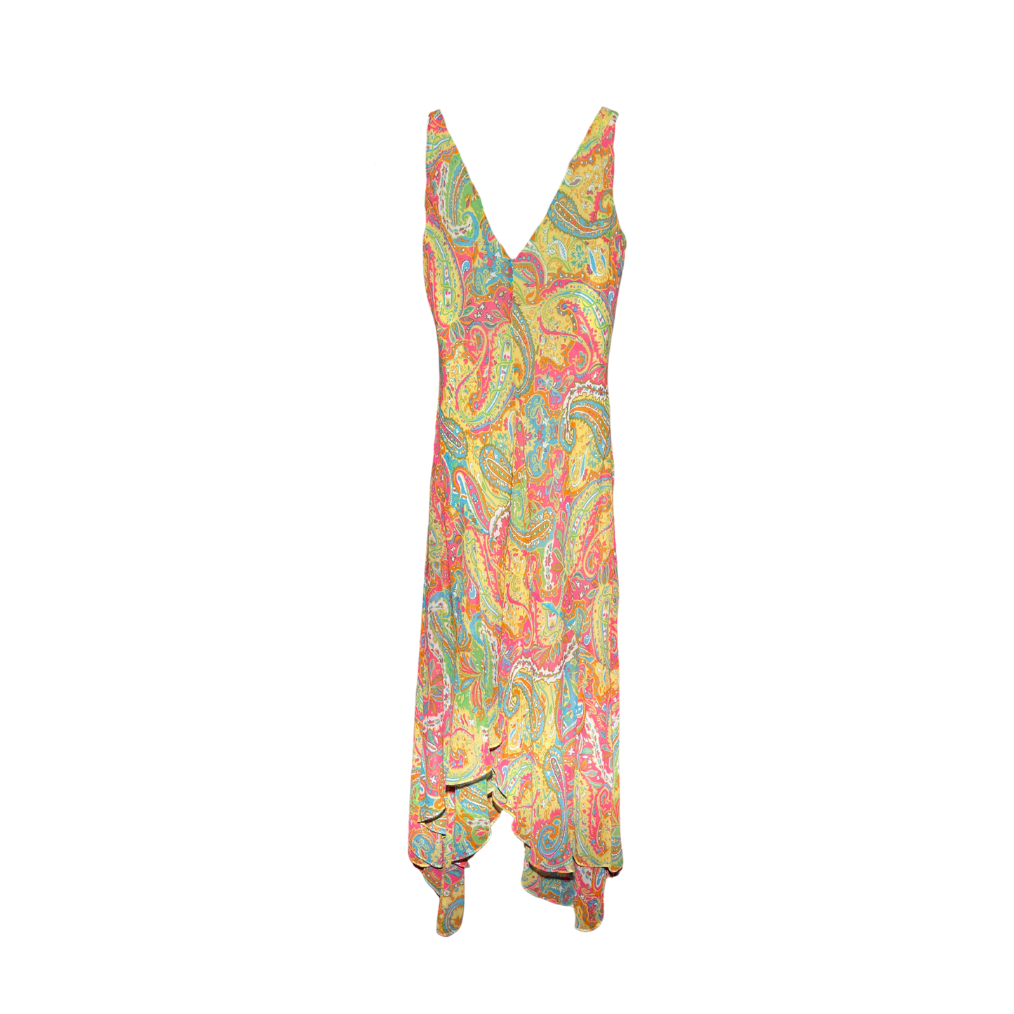Ralph Lauren Paisley Silk Dress