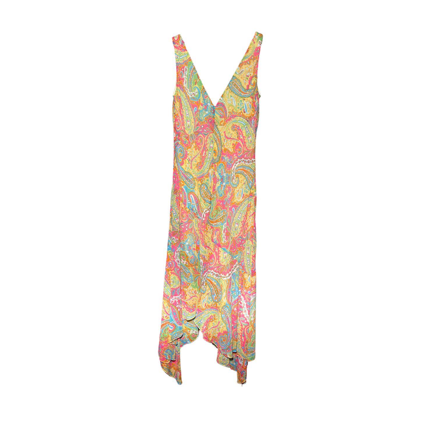Ralph Lauren Paisley Silk Dress