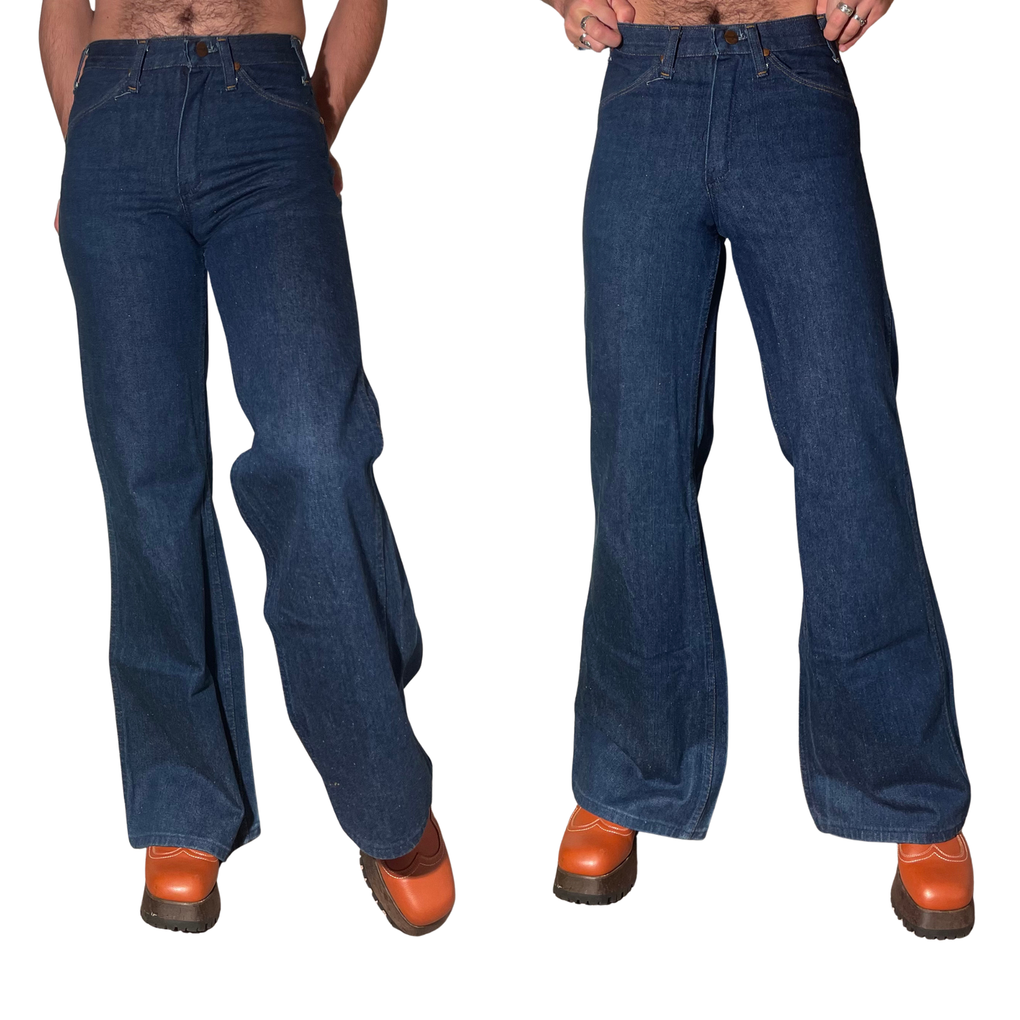 1970's Wrangler Flared Jeans