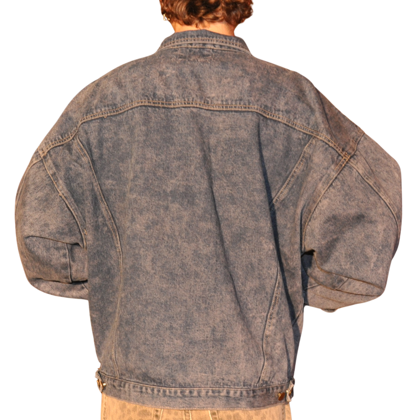 1980's Acid Wash Denim Jacket