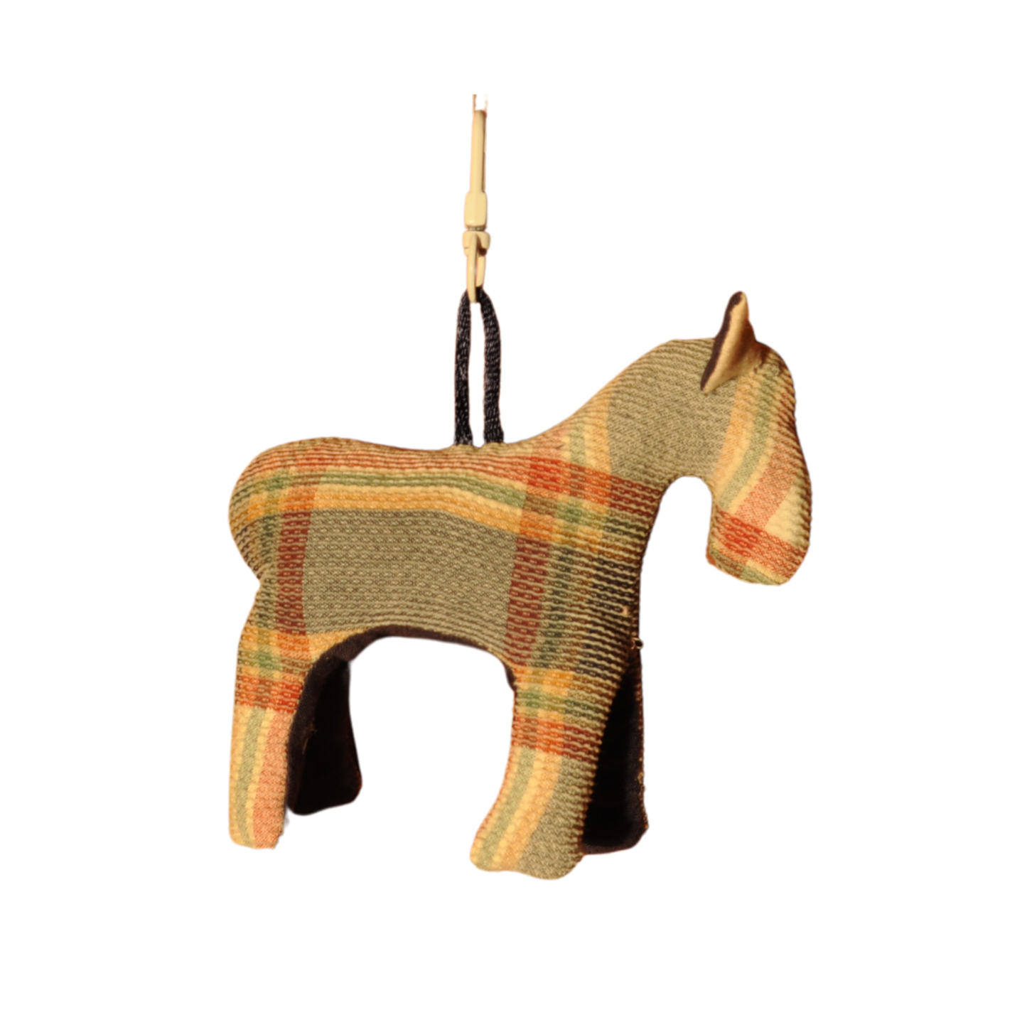 Birch Plaid Horse Bag Charm
