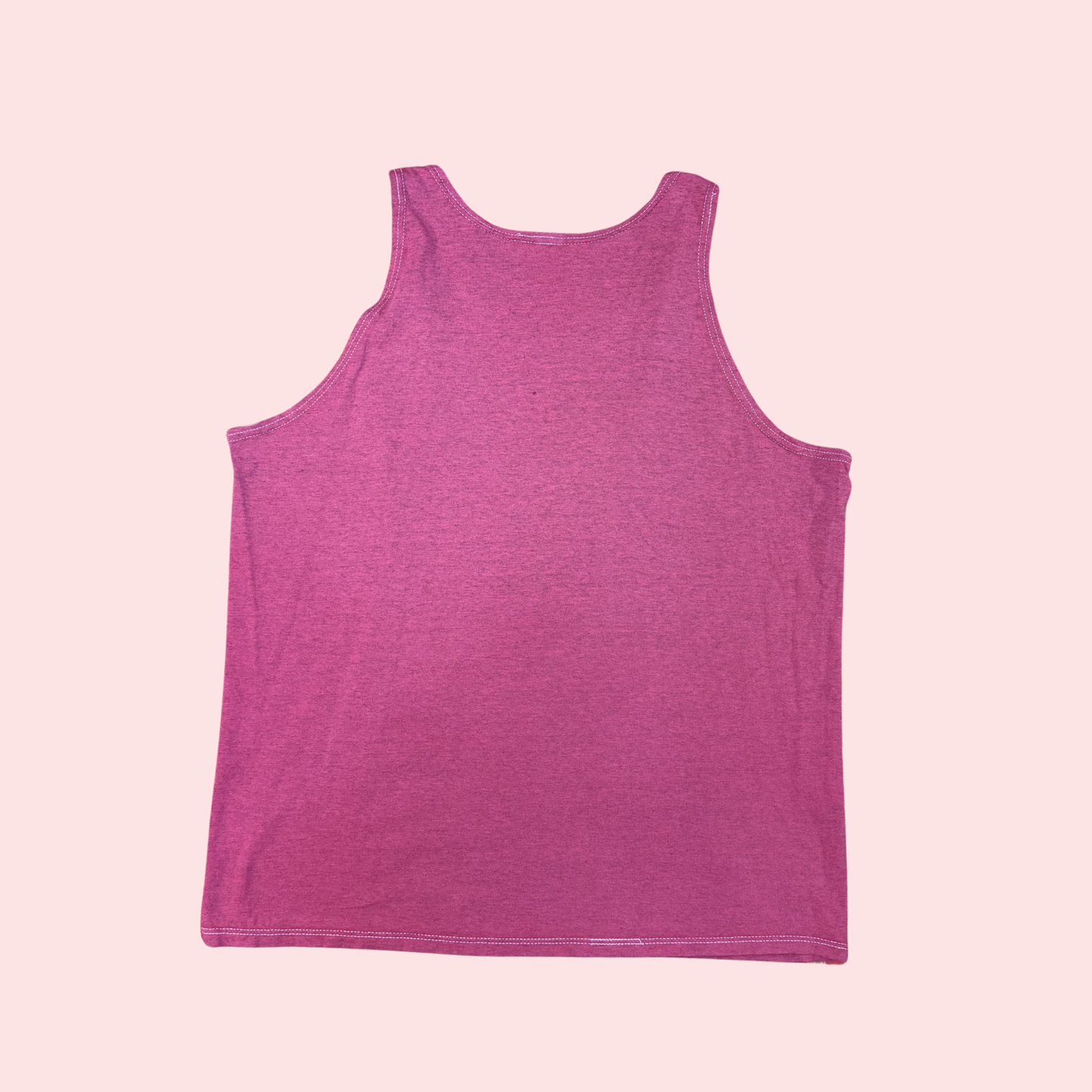 Red Block Print Fish Tank Top