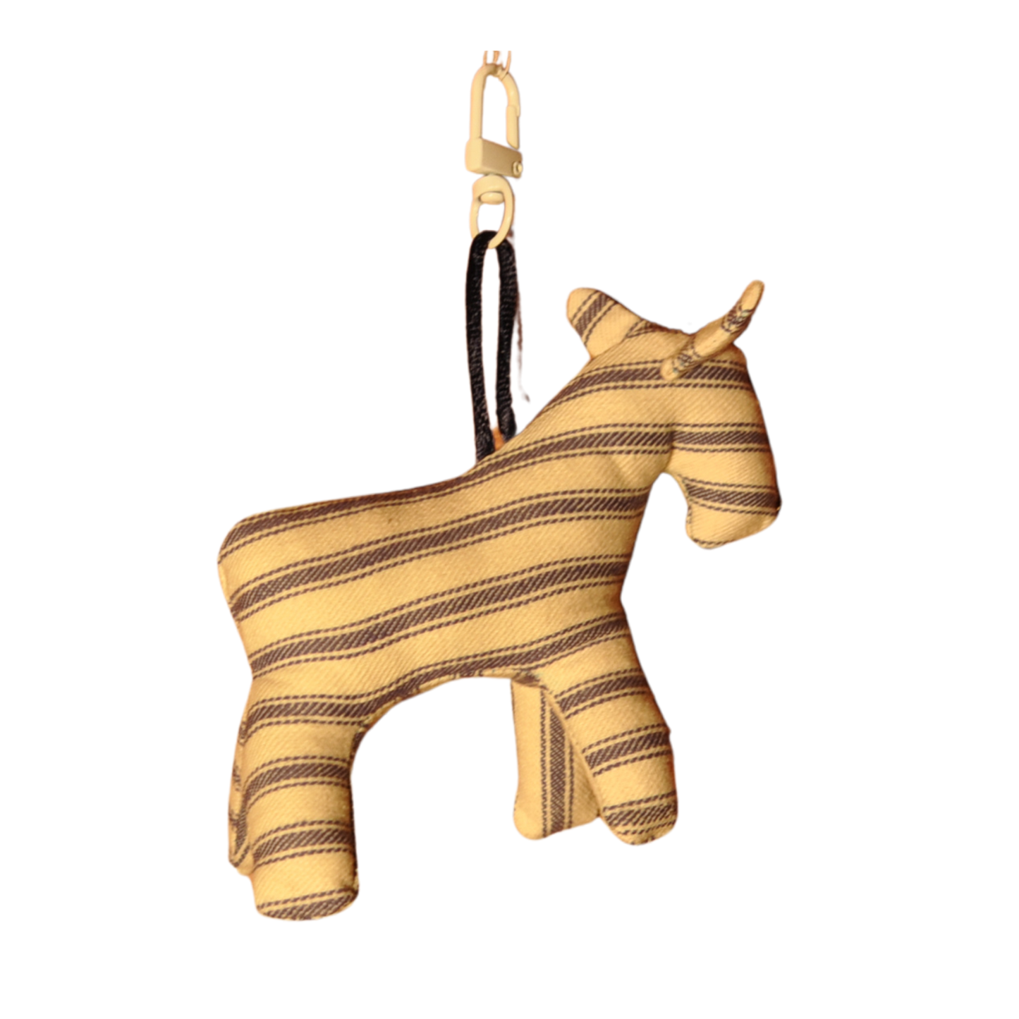 Classic Stripe Horse Bag Charm