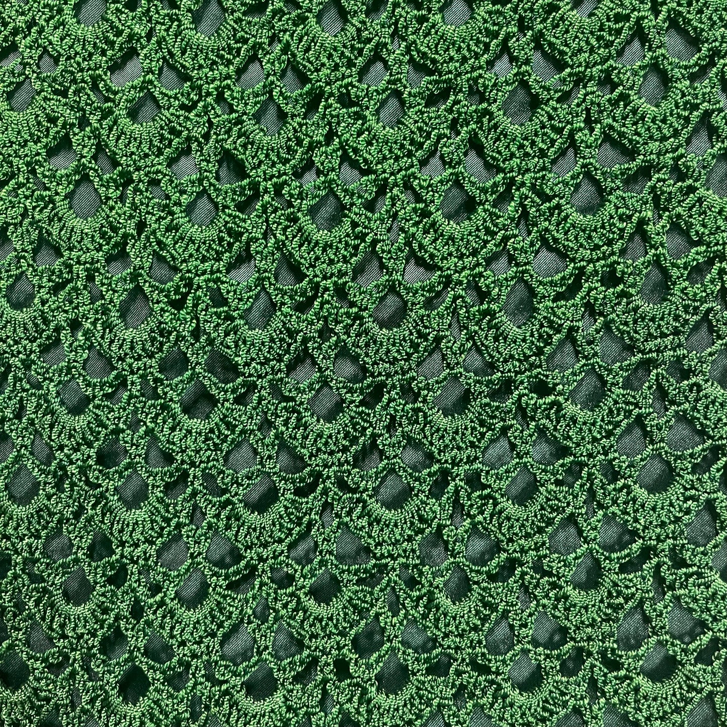 Handmade Emerald Green Crochet Maxi Dress