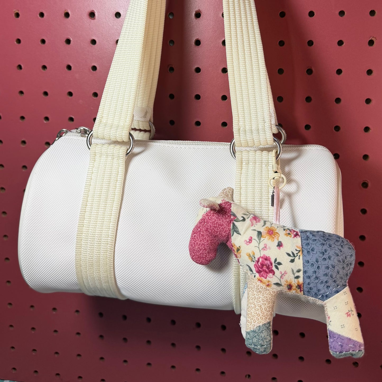 Baby Spring Quilt Horse Bag Charm