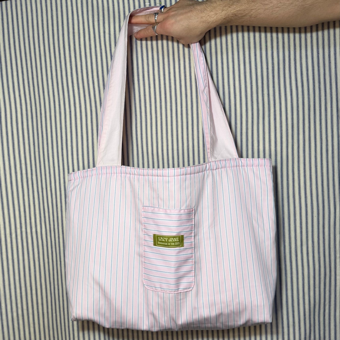 Dreamy Pastel Quilted Market Bag