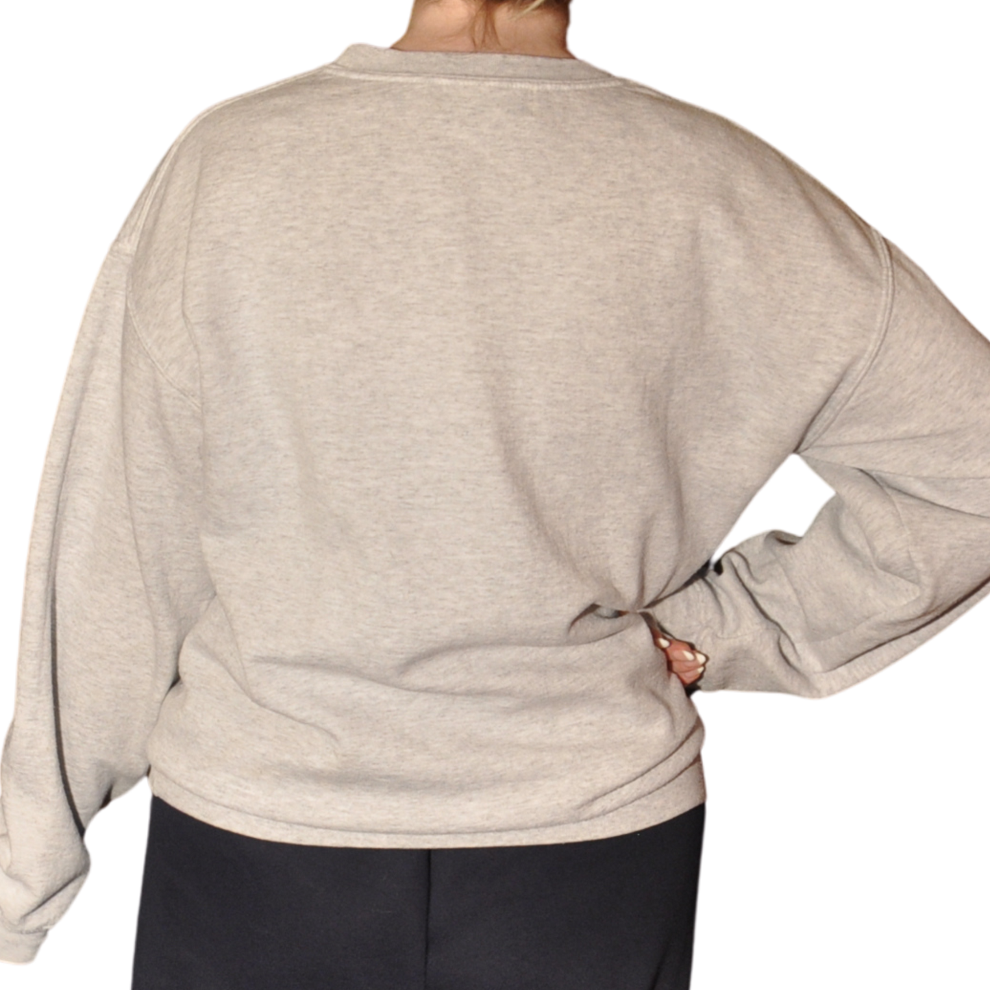 Lazy Jane Produce Patchwork Crewneck Sweatshirt