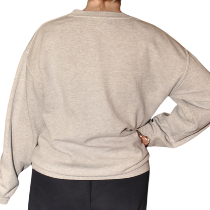 Lazy Jane Produce Patchwork Crewneck Sweatshirt