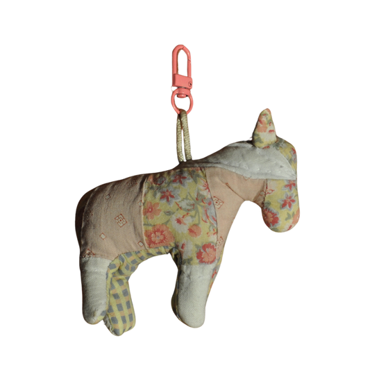 Baby Floral Horse Bag Charm