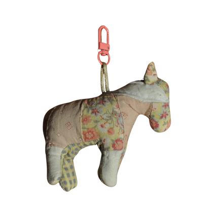 Baby Floral Horse Bag Charm