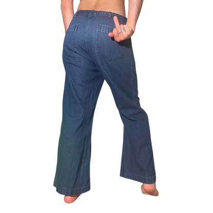 Vintage Sailor Bell Bottom Jeans