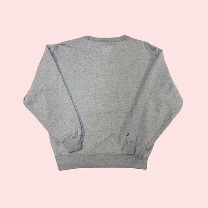 Gray Patchwork Soup Can Sweatshirt