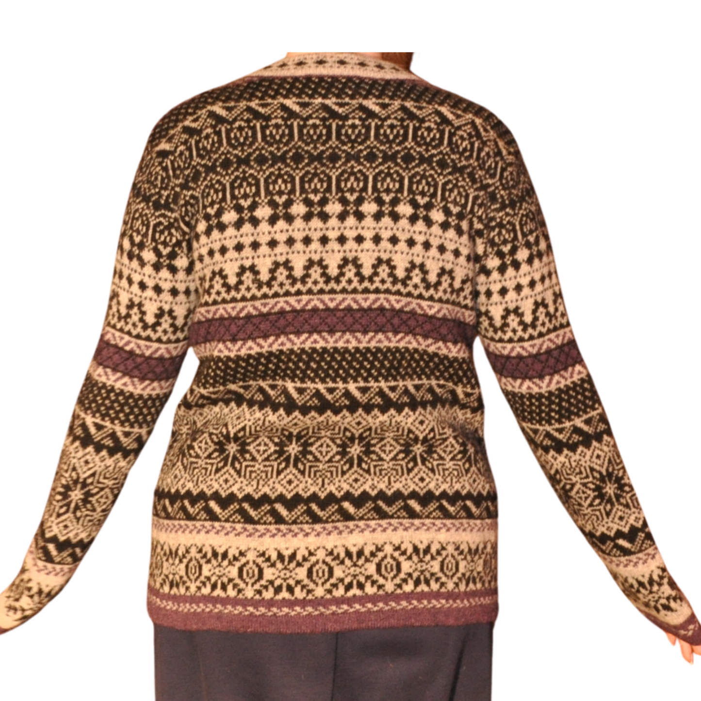 Vintage Wool Nordic Sweater