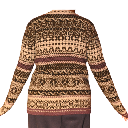 Vintage Wool Nordic Sweater