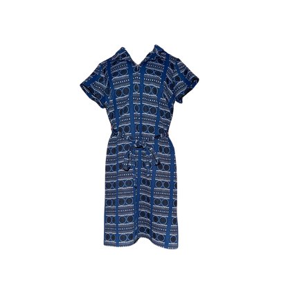 1970's Geometric Knit Dress
