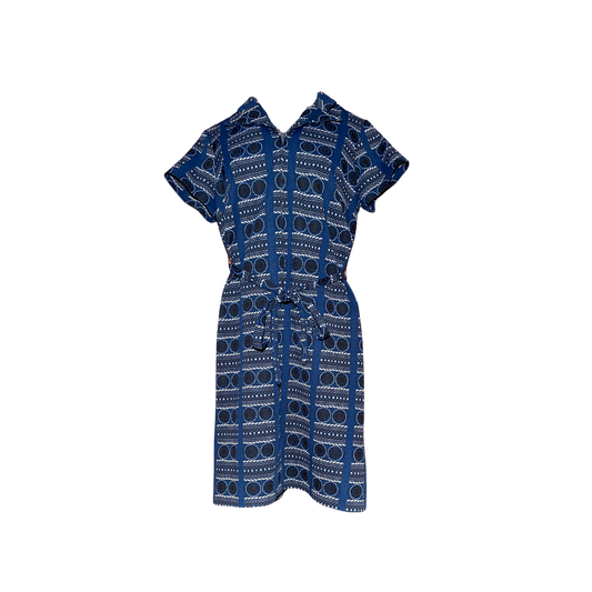 1970's Geometric Knit Dress