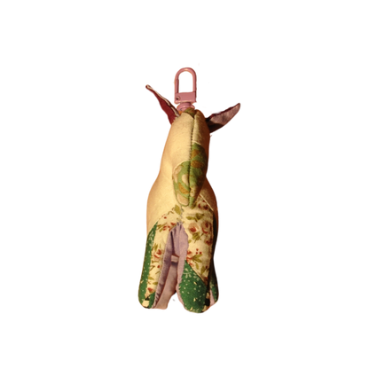Baby Green Quilt Horse Bag Charm