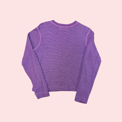 Patchwork Soup Can Striped Long Sleeve