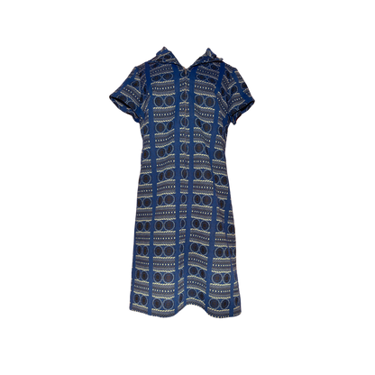1970's Geometric Knit Dress