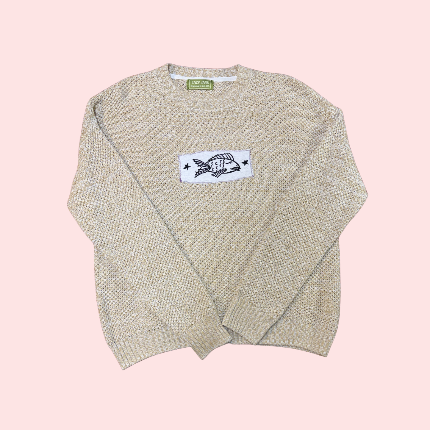 Funky Fish Patchwork Sweater
