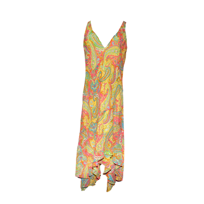 Ralph Lauren Paisley Silk Dress