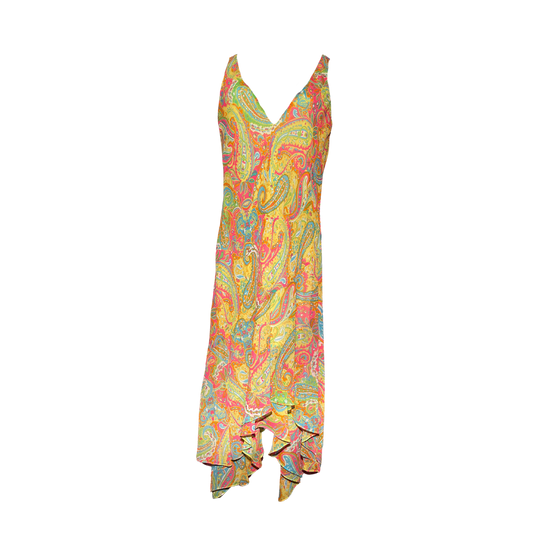 Ralph Lauren Paisley Silk Dress