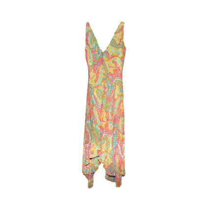 Ralph Lauren Paisley Silk Dress