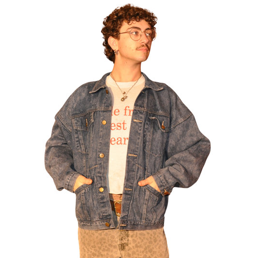 1980's Acid Wash Denim Jacket
