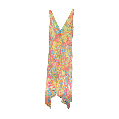 Ralph Lauren Paisley Silk Dress