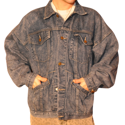 1980's Acid Wash Denim Jacket