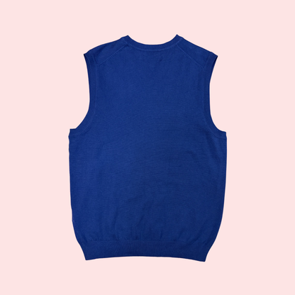 Fish Patchwork Sweater Vest