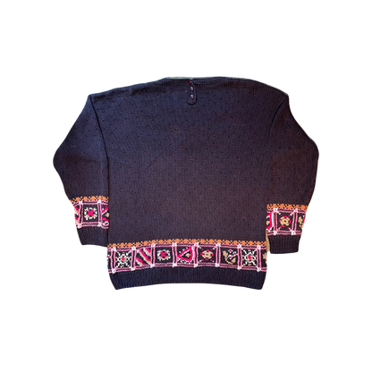 Crazy Quilt Patchwork Sweater