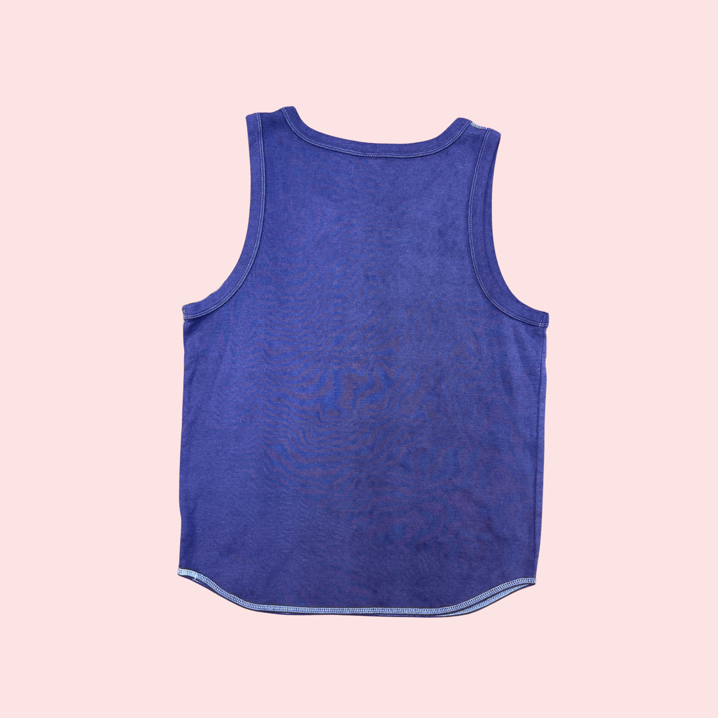 Violet Patchwork Soup Can Tank Top