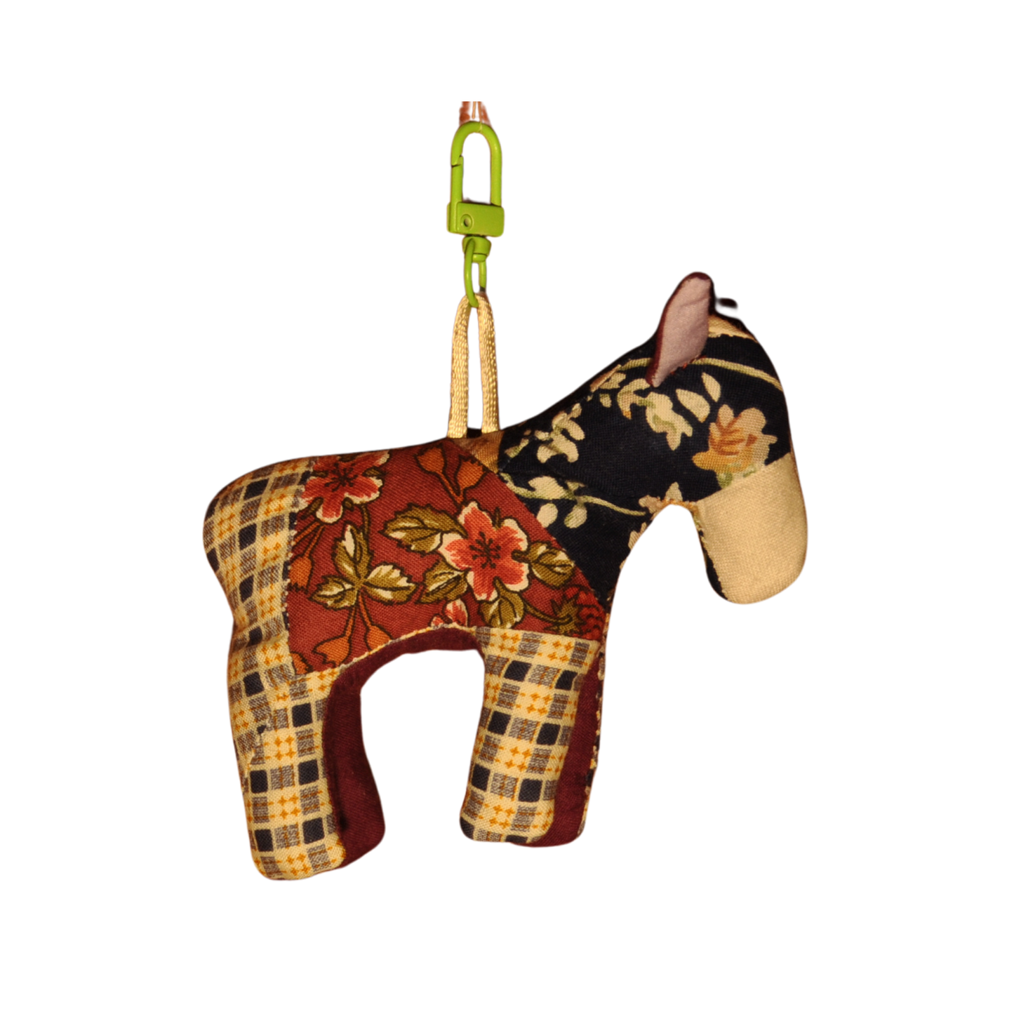 Schoolhouse Quilt Horse Bag Charm