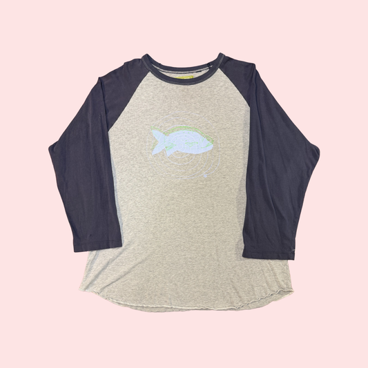 Cosmic Fish Raglan Tee