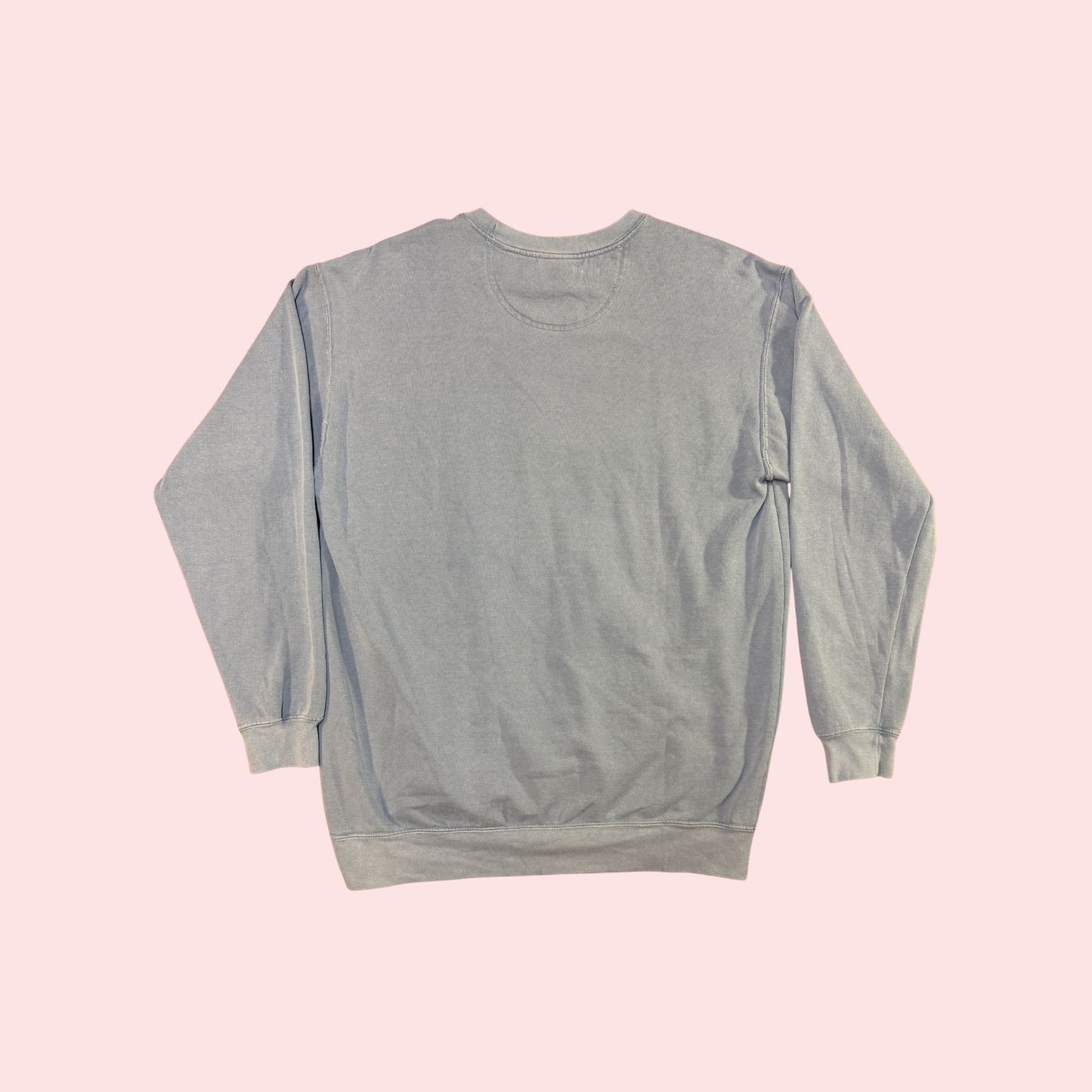 Blue Patchwork Soup Can Sweatshirt