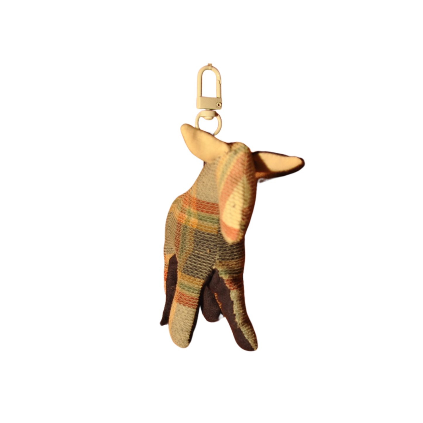 Birch Plaid Horse Bag Charm