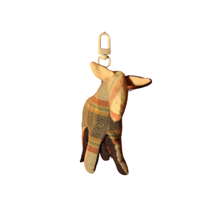 Birch Plaid Horse Bag Charm