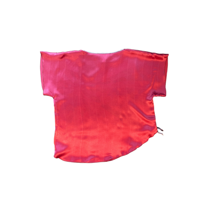 1970's Sansapelle Hand-Painted Silk Top