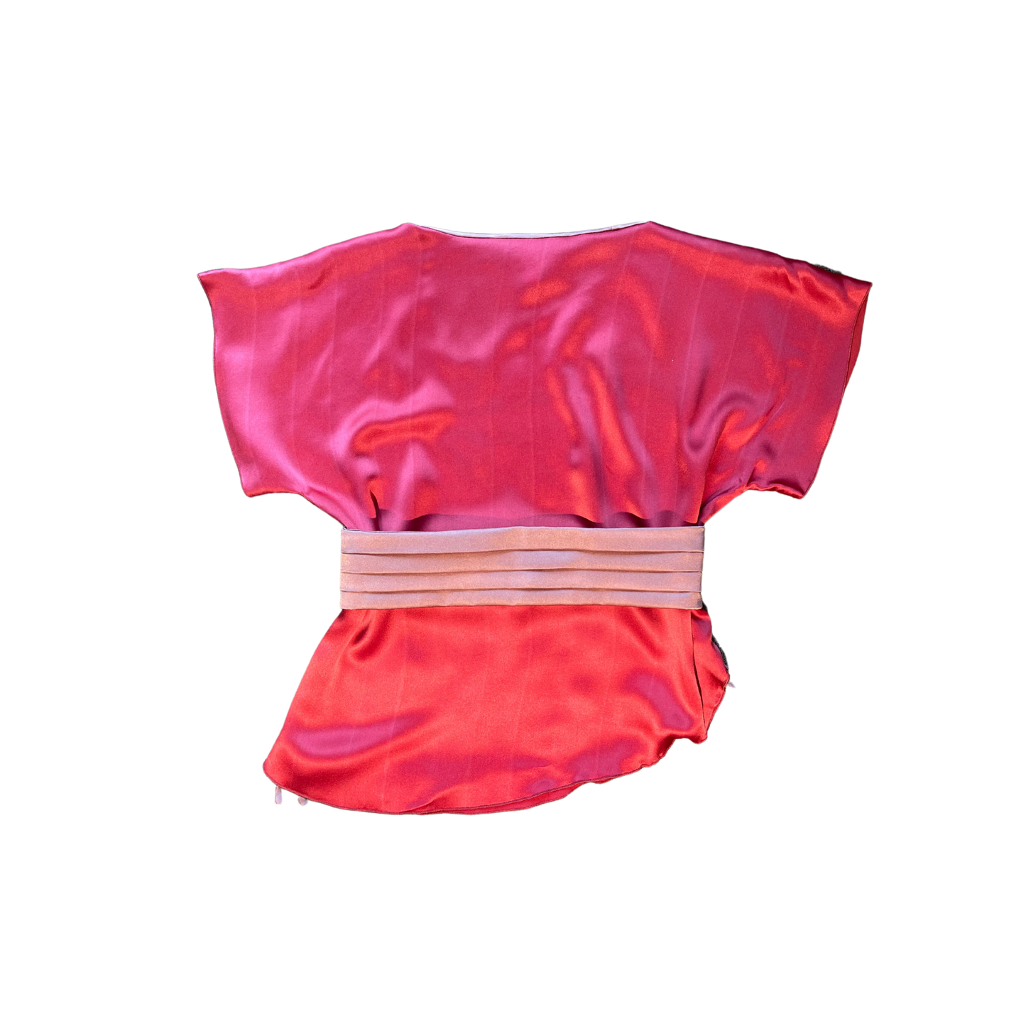 1970's Sansapelle Hand-Painted Silk Top
