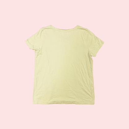 Pea Green Patchwork Fish T-Shirt