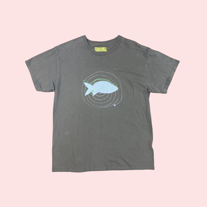 Gray Cosmic Fish T-shirt