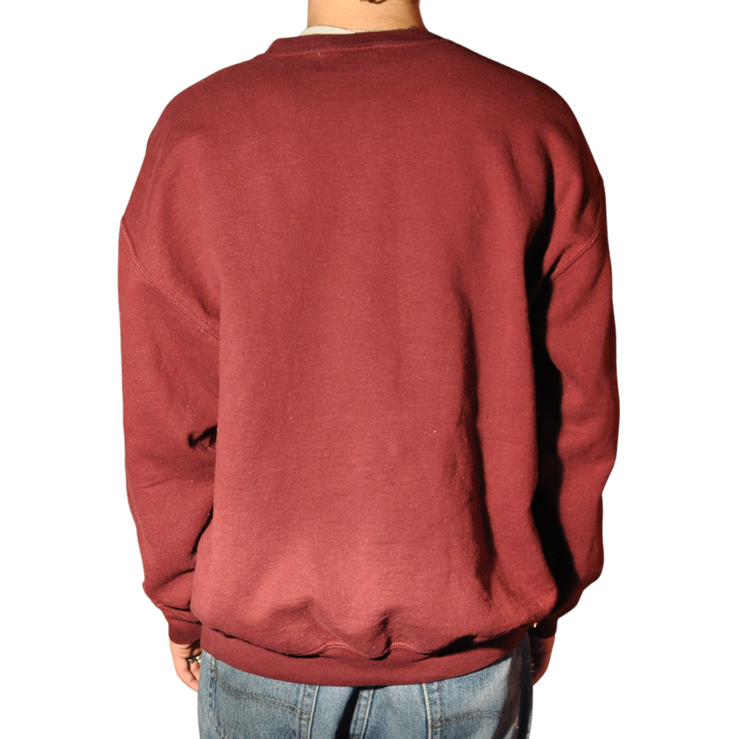 Lazy Jane Patchwork Sardine Crewneck Sweatshirt
