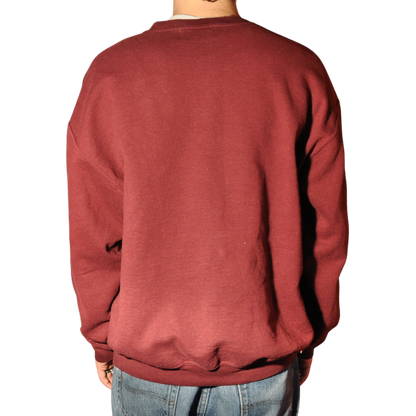 Lazy Jane Patchwork Sardine Crewneck Sweatshirt