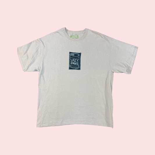 White Patchwork Soup Can T-Shirt