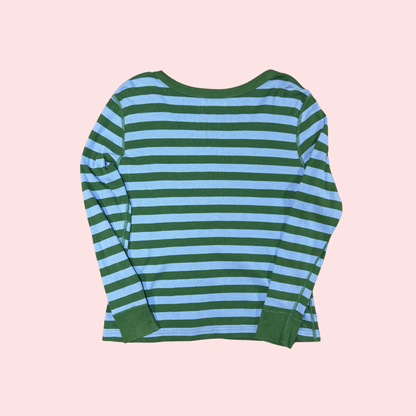Striped Patchwork Soup Can Long Sleeve