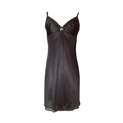 Vintage Black Slip Dress